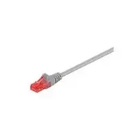 Wentronic Goobay CAT 6 jungiamasis kabelis, U/UTP, pilkas, 10 m - LSZH be halogenų, varinis (93675)