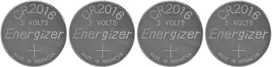 Energizer CR2016 ličio baterija 4 vnt.