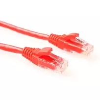 ACT CAT6 U/UTP jungiamasis laidas 2 m raudonas (RAL 3031) su RJ45 kištukais