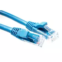 ACT Blue 3 metrų U/UTP CAT6 jungiamasis kabelis su RJ45 kištukais
