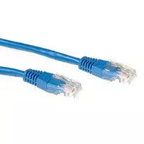ACT Blue 1 m LSZH U/UTP CAT6A jungiamasis laidas su RJ-45