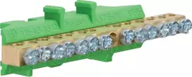 Žalvarinis gnybtų blokas KM13ENZ-Meter Panel PE 13 gnybtų (KM13E)