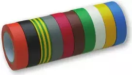 Elektros izoliacinė juosta cimco 160000, PVC, 15 mm x 10 m, įvairių spalvų, vidaus ir lauko darbams