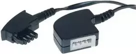Telefono laidas ShiverPeaks BS70210 10 m Juodas