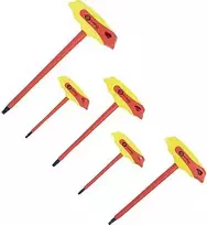 C.K Tools T4422 SET VDE šešiakampių raktų komplektas su skersine rankena (5 vnt.)