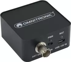 Antenos stiprintuvas Omnitronic AAB-10 – aktyvus, maitinamas baterijomis