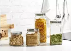 Stiklinis kvadratinis indas Ritzenhoff & Breker vio 812138