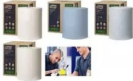 Tork 90537 Durable valymo servetėlės baltos, vienpakė, universalios