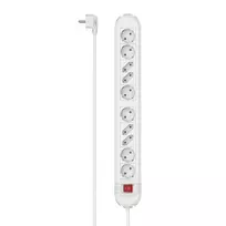Hama 00223041 ilginimo laidas 1,5 m 10 kištukinių lizdų Baltas