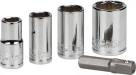 kwb 105000 galvučių rinkinys su 1/4" adapteriu, 7/8/10/13 mm, 5 vnt.