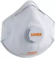 Respiratorius UVEX silv-air classic 2210 FFP2 su vožtuvu – pakuotė po 15 vnt.
