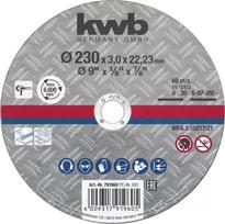 Pjovimo diskas KWB 791993 plokščiu centru metalui
