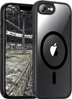 Apsauginis hibridinis MagSafe dėklas jt berlin Pankow, skirtas Apple iPhone 16e – juodas permatomas