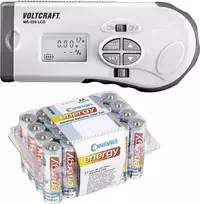 VOLTCRAFT Baterijų Testeris MS-229 LCD + Conrad energy Šarminės Mignon Baterijos 24 vnt. Rinkinys