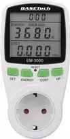Basetech EM-3000 Energijos sąnaudų matuoklis su sąnaudų prognoze (BT-1611632)