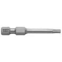 Bosch 2607001735 atsuktuvo antgalių rinkinys, šešiakampiai 6 mm, ypač kieti, 3 vnt., kotelis E 6.3 (1/4 col.)