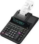 Darbalaukio spausdinimo skaičiuotuvas CASIO DR-200R-BK, kompaktiškas juodas