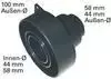 Metabo 910058010 Daugiafunkcis dulkių siurblio adapteris 100/58/44-58/44