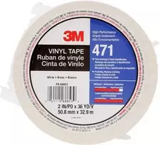 3m 471IW-W50-D Balta lipni juosta 50 mm