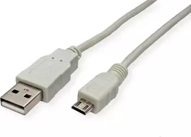 ITB STANDARD USB 2.0 laidas A Micro B smėlio spalvos - duomenų laidas (S3152)