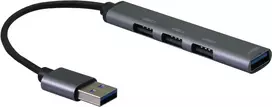 STANDARD USB 3.0 šakotuvas, USB-A jungtis, 4x USB-A prievadai (3x USB 2.0 + 1x USB 3.2 Gen1) (S3018)