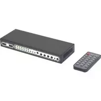 HDMI matricos jungiklis SpeaKa Professional 1433365, 6 įėjimai × 6 išėjimai, vaizdo vaizde funkcija