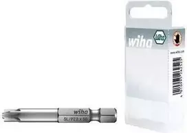 Wiha Plus/minus-Bit SL/PZ 1 antgalis, chromo-vanadžio plienas, grūdintas, E 6,3, 1 vnt (36082)