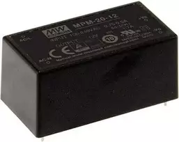 Maitinimo adapteris MEAN WELL MPM-20-12 20W 12V 90-264V
