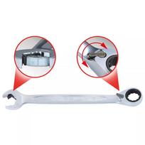 KS Tools 503.5913 DUO GEARplus terkšlinis žiedinis-atviras raktas 13 mm, perjungiamas