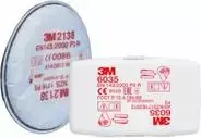 3M 6035 dalelių filtras 80 vnt.