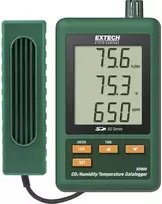 EXTECH SD800 CO2/drėgmės/temperatūros duomenų registratorius, 0.0–50.0 °C