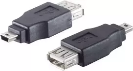 Jungties keitiklis ShiverPeaks BS77051 USB A į Mini USB B