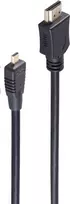 HDMI kabelis ShiverPeaks BS77473-3 3m Type A į Type D juodas