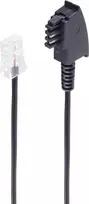 shiverpeaks BS70002-3 Telefono laidas 3 m Juodas (BS70002-3)