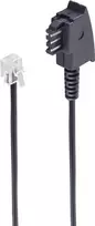 shiverpeaks ®-BASIC-S Telefono jungiamasis laidas TAE F kištukas į Western 6/4 kištuką, Siemens, 20m (BS70055-20)