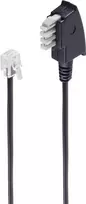 Telefono laidas shiverpeaks BS70116- 6 m Juodas
