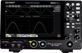 Voltcraft ADO-1002 skaitmeninis osciloskopas 100 MHz, 2,5 GSa/s, 250 Mpts, 12 bitų DSO
