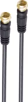 shiverpeaks BS80094-G-128CP-S Koaksialinis kabelis 3,75 m F Juodas