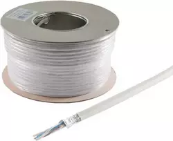 Tinklo kabelis ShiverPeaks BS75205-100HSP, 100 m, Cat5e, SF/UTP, pilkas