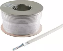 Tinklo kabelis ShiverPeaks BS75210-100SSP, 100 m, Cat5e, F/UTP, pilkas