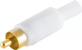 shiverpeaks BS51400-WG Laido jungtis RCA balta