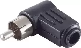 shiverpeaks BS51410-S Laido jungtis RCA juoda (BS51410-S)