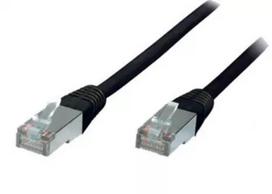 Tinklo kabelis ShiverPeaks BS75111-S 1m Cat5e F/UTP Juodas