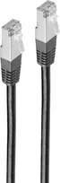 Tinklo kabelis ShiverPeaks BS75111-0.5S Juodas 0,5 m Cat5e F/UTP
