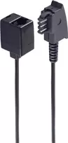 Telefono laidas ShiverPeaks BS71035 0,2 m Juodas