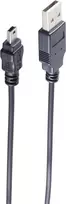USB kabelis ShiverPeaks BS14-16045 3 m USB A – Mini-USB B juodas