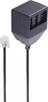Telefono laidas ShiverPeaks BS71017-1 0,2 m Juodas