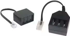 Telefono laidas ShiverPeaks BS71017-2 0,2 m juodas