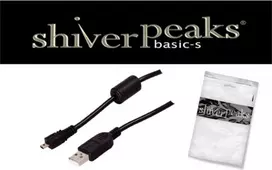 USB laidas ShiverPeaks BS77388 1,5 m USB A – Mini-USB B juodas