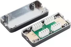 Sujungimo dėžutė ShiverPeaks BS75001-2 Cat7 10/100/1000Base-T(X) 1 vnt.